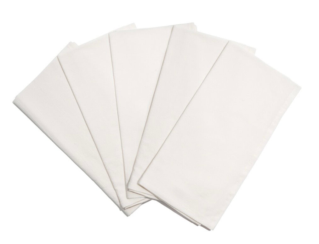 Embroidered Flour Sack Tea Towel
