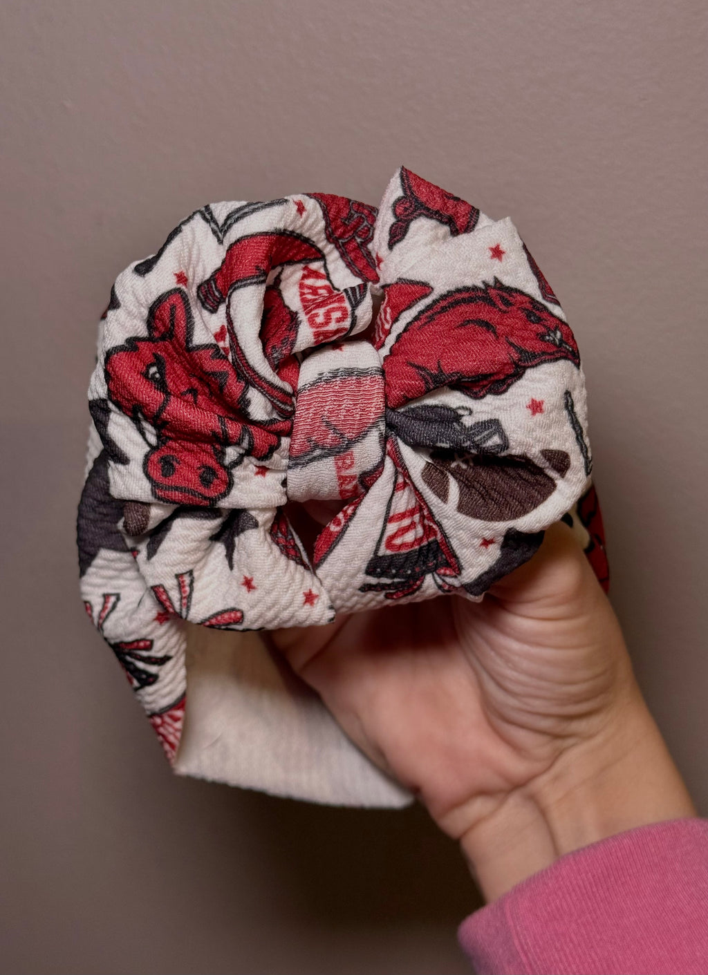 Woo Pig messy head wrap