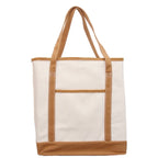 Embroidered XL Canvas Tote
