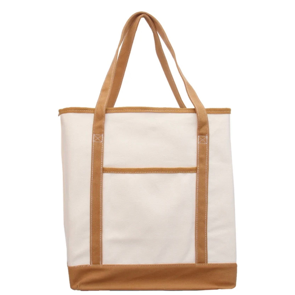 Embroidered XL Canvas Tote
